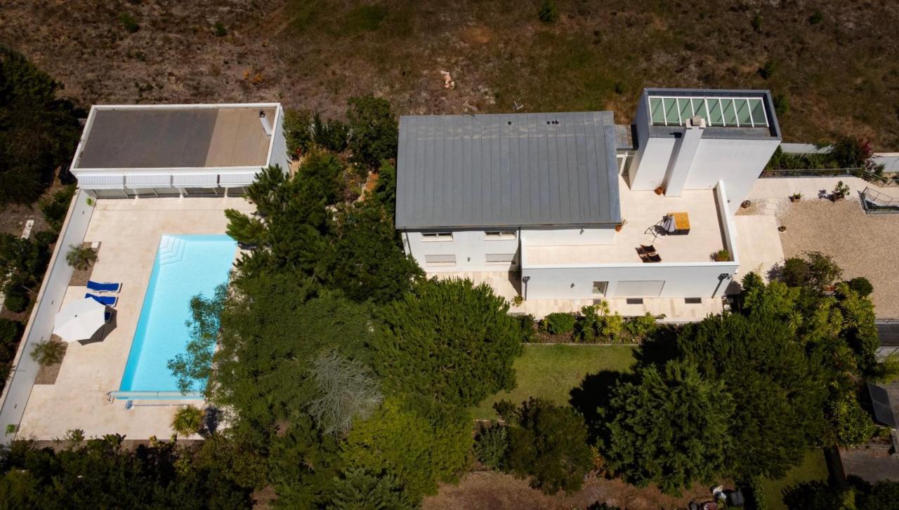 Edles Apartment In Architektenvilla Mit Grossem Pool, Sauna, Dachterrasse Und Malerischem Garten Pataias Eksteriør bilde